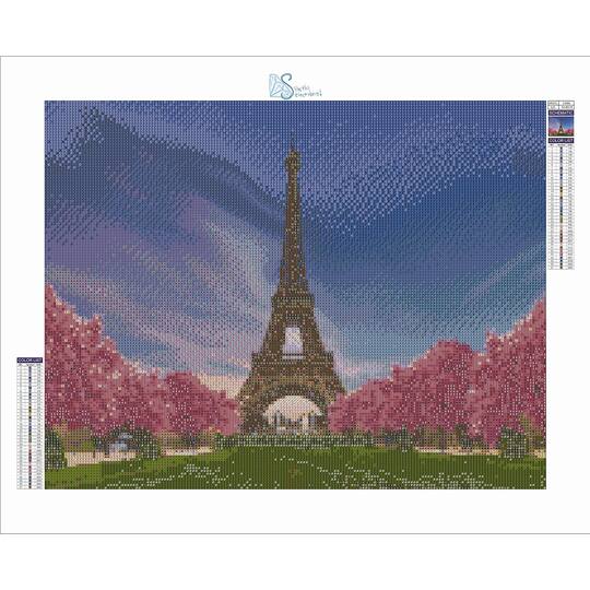 Sparkly Selections Eiffel Tower Diamond Painting Kit, Round Diamonds